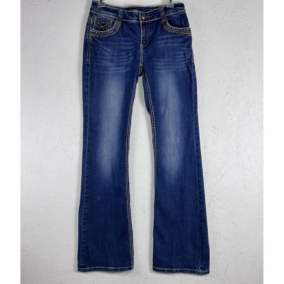 Style Denim - Vintage Cello Jeans, Style C-10218, 98% Cotton & 2% Spandex, Size 7, Nice Stitch